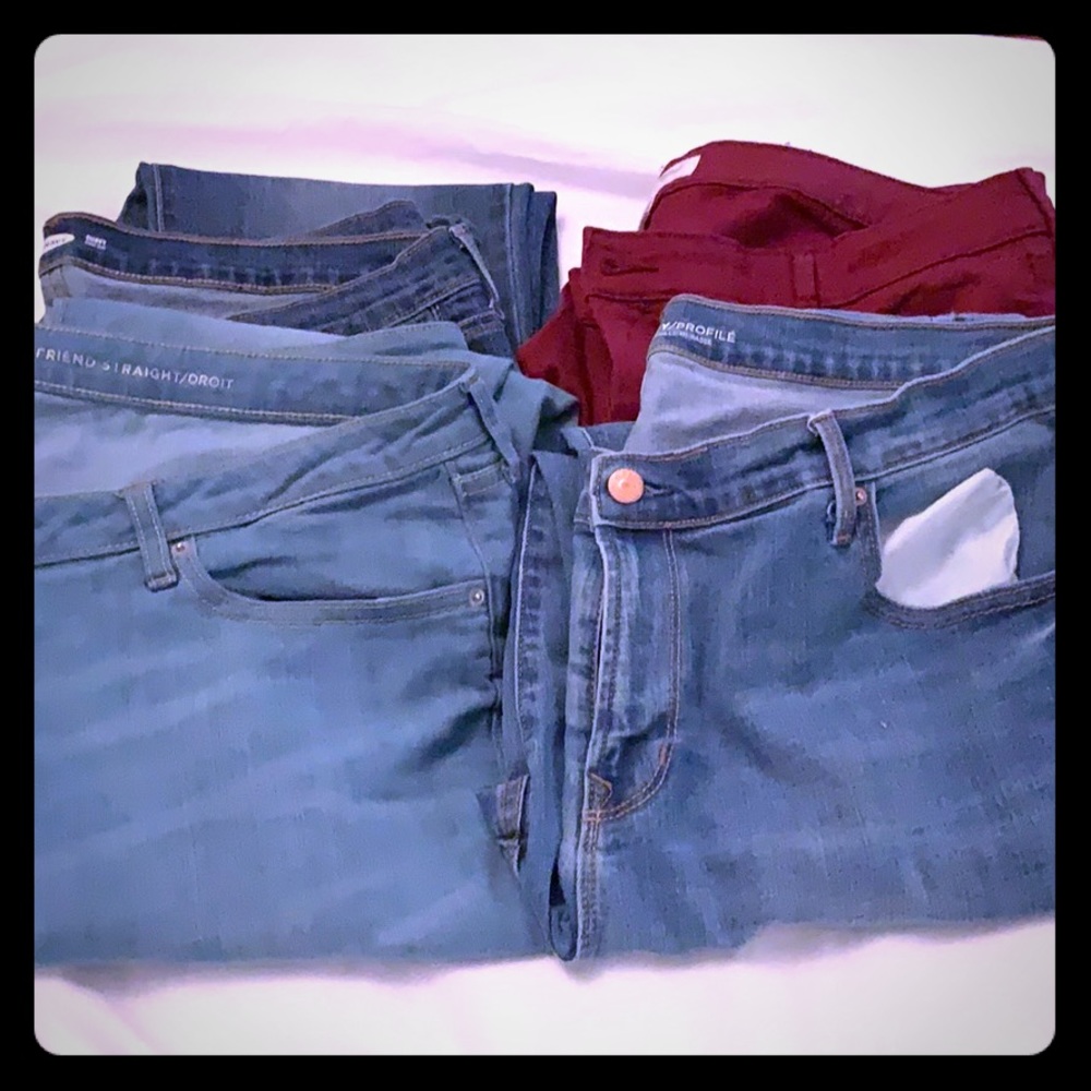 😍😍4 pair 18 Old Navy jeans